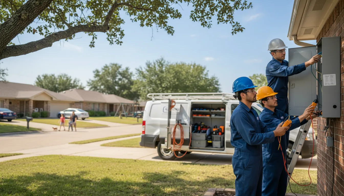 Certified electrician providing emergency electrical services in Thaxton, MS